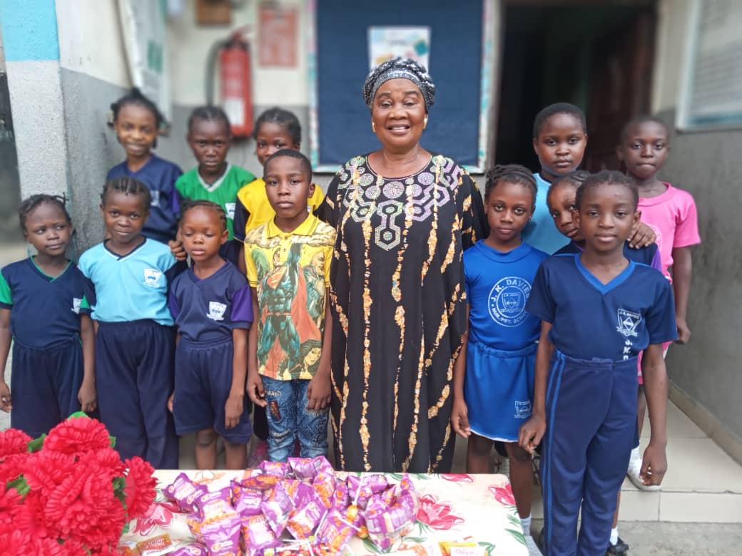Moi at Joseph Kolawole Davies Memorial School